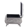 Vintage     Flower Carved Zinc Alloy Jewelry Box Case Jewelry Decorative Box for Women Jewelry Storage Home Decor