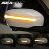 2pcs 12V Car Led Rear View Mirror Blinker Light Turn Signal Bumper Strip Universal