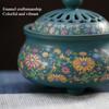 Ceramic Incense Burner Handicrafts and Ornaments Ancient Creative Home Incense Art Enamel Colorful Selected Quality Porcelain
