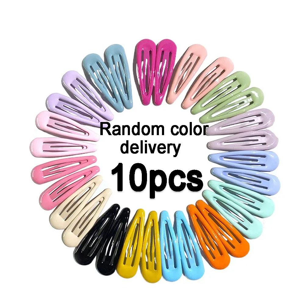 Новые Модные Заколки для Волос для Девочек Милые Разноцветные Заколки для Волос в Форме Капли Воды Сладкие Аксессуары для Волос Детские Заколки Зажим-слайдер Мода