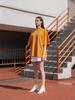 Желтая футболка-оверсайз Seutyu Yellow Sb Crew