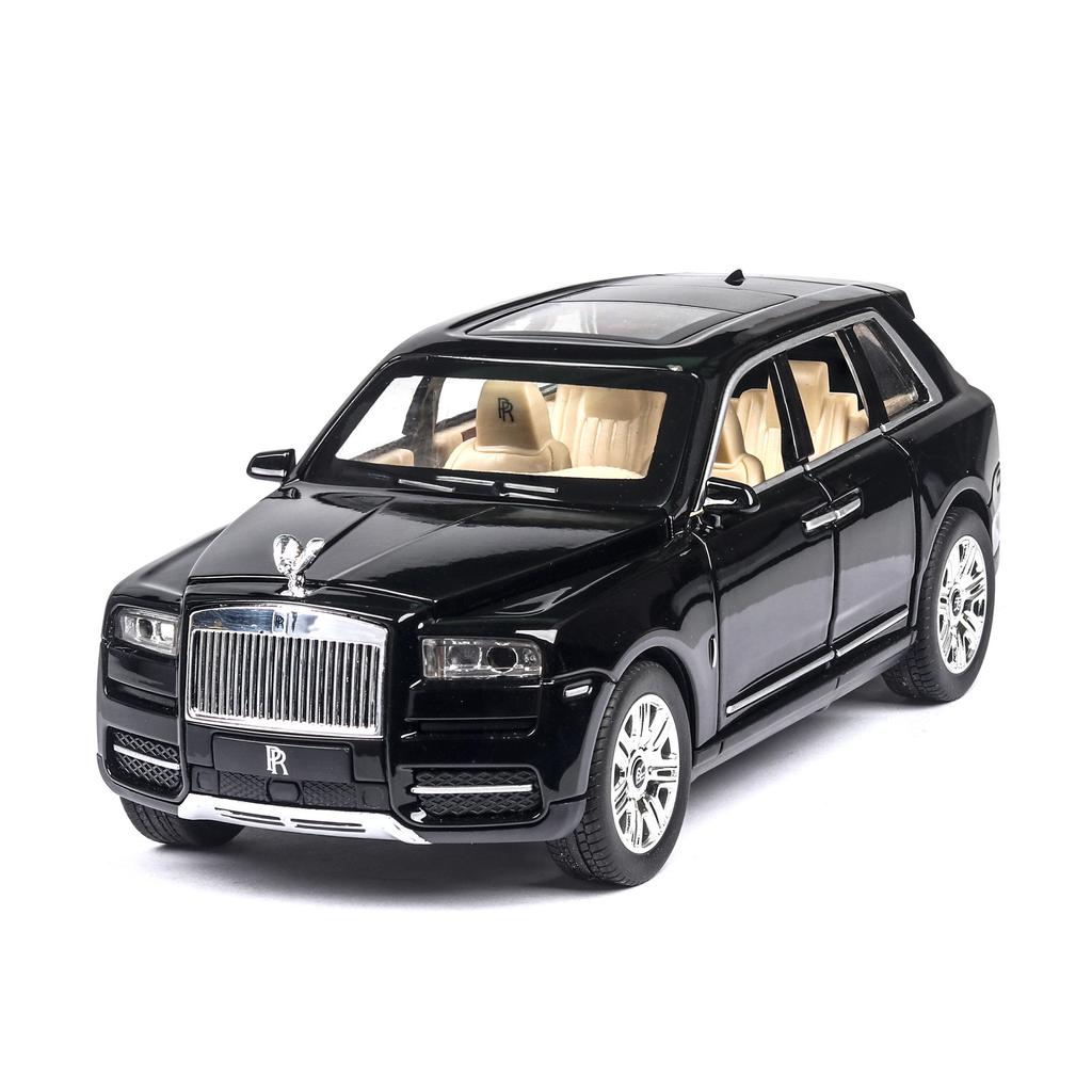 1/24 масштаб, Rolls Cullinan, модель внедорожника, игрушечный автомобиль, игрушечный автомобиль из цинкового сплава со звуком и светом для детей, подарок для мальчиков и девочек