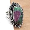 Ruby Zoisite Gemstone Handmade Silver Jewelry  "7"