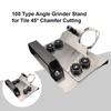 Easy Adjustment And Compatibility With Different Angle Grinders SECURE CLAMPING SYSTEM Grinder Stand