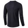 Fashion Waffle T Shirt Men Autumn New Slim Fit Long Sleeve Henley Tshirt Men Streetwear Casual Solid Color T-Shirt US SIZE