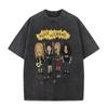 New in Top & Tees Mens T-Shirt Camisetas Rock Band Alice in Chains Dirt Washed Vintage Short Sleeved Round Neck Y2k Tshirt