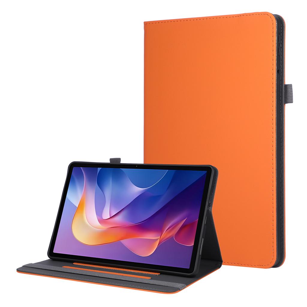 Чехол-книжка с подставкой из кожи для Xiaomi Redmi Pad 2 с ремешком для руки