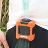 LED SOS Light Belt Clip Fan 10000mah Waist Hanging Fan Outdoor Fan with Flashlight  Hiking