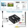 SZJUNXIAO RCA в HDMI Композитный RCA Вход в HDMI Аудио Автомобильный Монитор Питание от USB Конвертер, Адаптер, Выход, AV2HDMI, Передача, Совместимость с 1080p/720p,