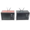 1Pc 1:12 Dollhouse Miniature Television Vintage TV With Picture House Furniture Model Decor Toy