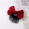 Headwear Satin Hair Clip Korean Bun Snood Hairgrips Cover Net Ponytail Clip Women Spring Clips