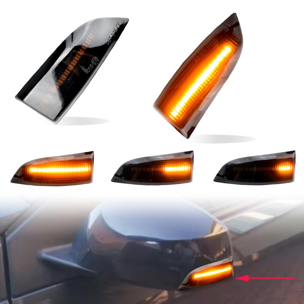 Dynamic Turn Signal Light LED Side Mirror Sequential Indicator Blinker For Renault Megane MK3 Scenic Fluence Latitude LagunaTurn Signal 2