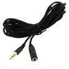 1.5M Wire Jack Audio Headphone F/M Male To Cord Extension Cable 3.5mm Stereo