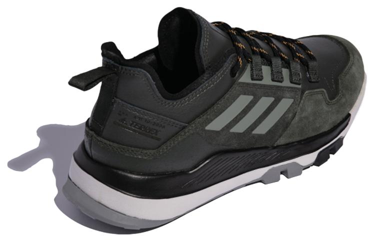 adidas Terrex Hikster Кожаные Низкие 'Черный Зеленый' FX4663