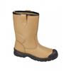 Mens Scuff Toe Cap Safety Leather Rigger Boots