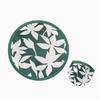 Flower Round Foldable Hand Fans Round Shape Cooling Fans Portable Pocket Fans  Office