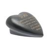 Thoughts Of You Graveside Dark Grey Heart Plaque - Son