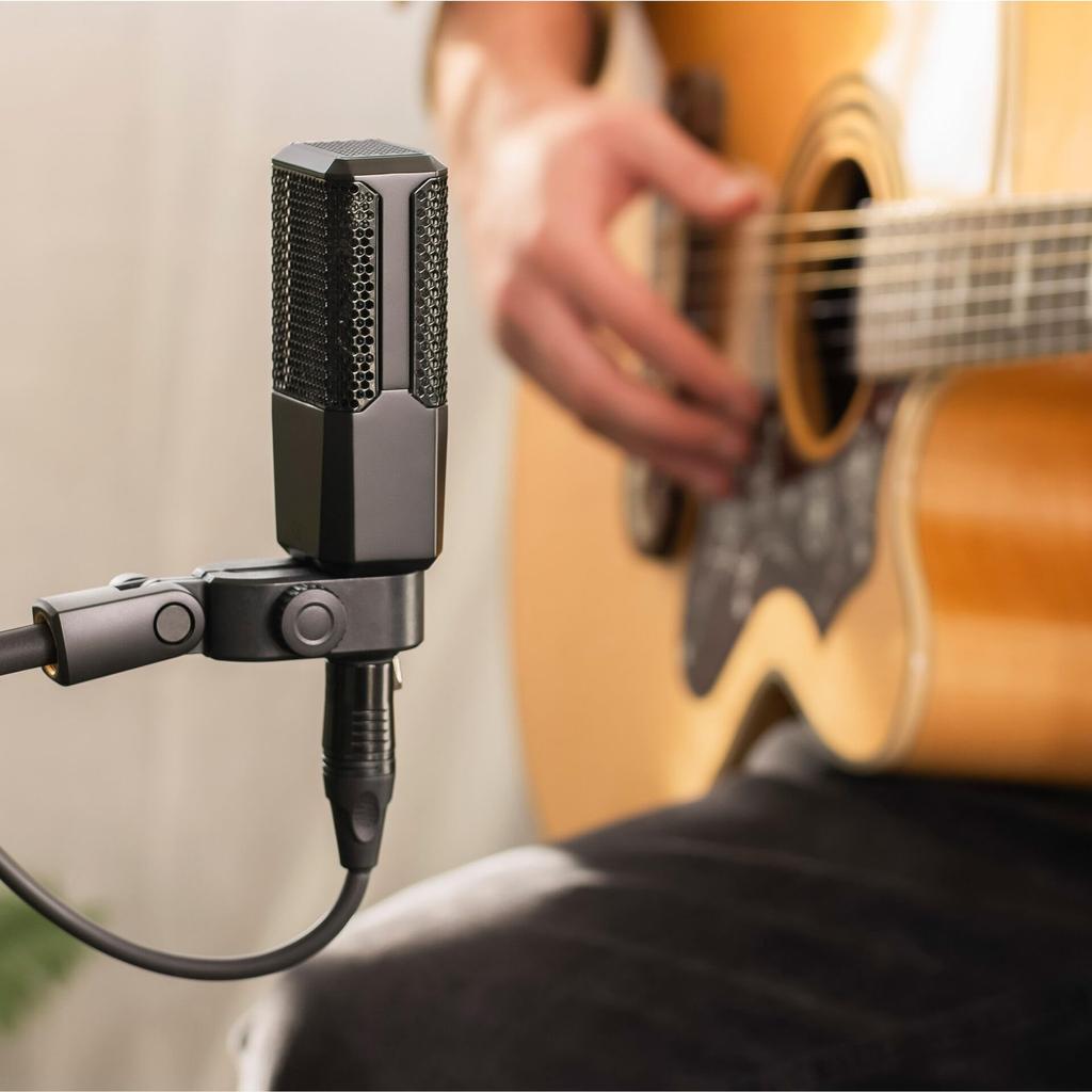 LCT 240Pro Vocal Set Black Condenser Microphone Large Diaphragm Unidirectional Vocal Instrument Recording Distribution Pop Filter Included