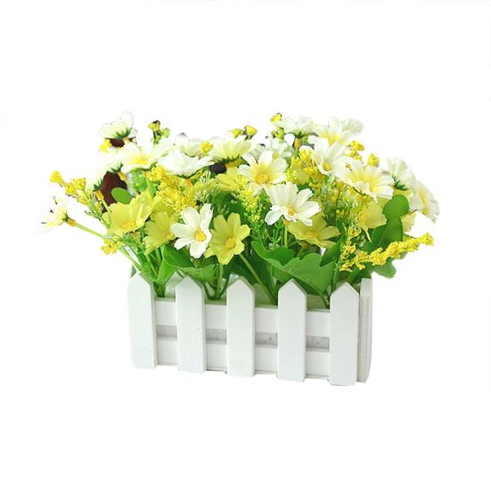 1 букет искусственных цветов деревянный забор сад DIY сценический декор для вечеринки