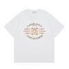 Casablanca Streetwear T-Shirt Men Women Loose Fit Short Sleeve Casual Tee High Street Style