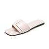 Causal Women Slippers Flat Bottom Beach Shoes for Ladies Trend  Design Summer Outside Big Size Open Toe Female Slides