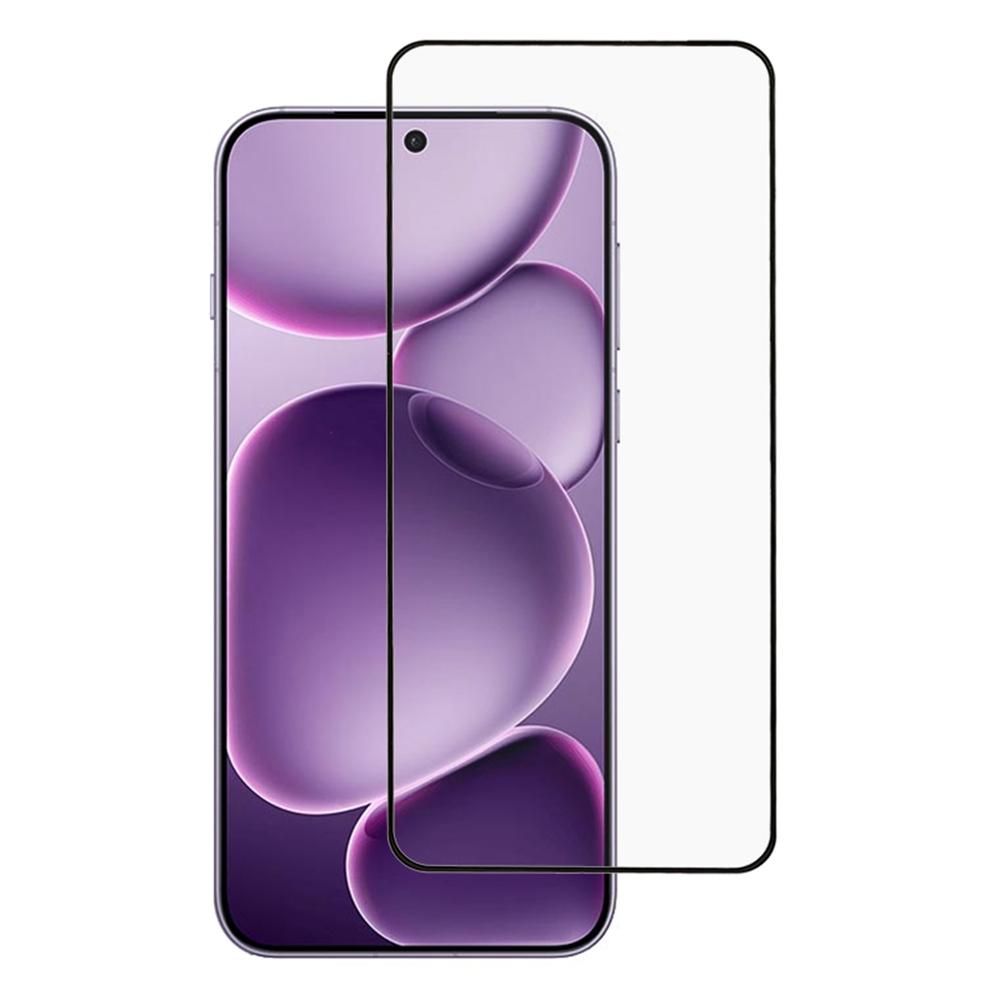 For Oppo Find X8s+ 5G Tempered Glass Electroplating Anti-Fingerprint Silk Printing Full Glue Screen Protector