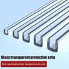 300 см U-образный прозрачный защитник кромки стола противоударная лента шкафы мебель защита стеклянной кромки угол прозрачный