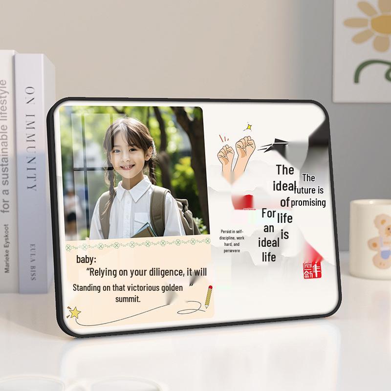 Future Hard Work Inspirational Student Desk Ornament: Motivational Motto for Self-Discipline and Encouragement