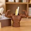 3D-печатный держатель для ручек Yousheng, Фигурка мускулистого мужчины, Креативный настольный органайзер для ручек и кистей для макияжа, Забавный подарок для любителя фитнеса