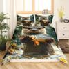 Cute Cartoon Animal Print Comforter Cover Sets Sea Otter Duvet Cover Set Ocean Creature Otter Toddler Soft Polyester Bedding Set