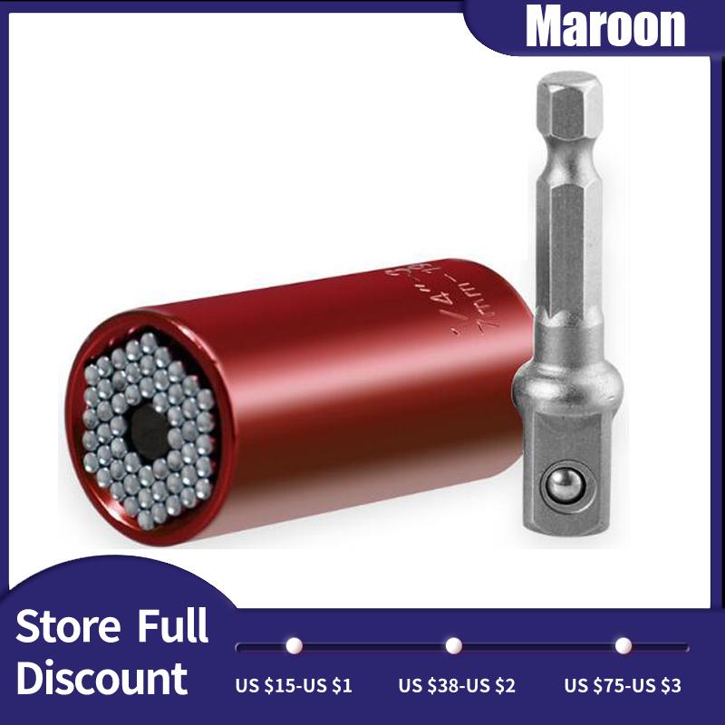 Механическая мастерская Универсальный динамометрический ключ Головка Набор торцевых головок Втулка для электрической дрели Трещотка Втулка гаечного ключа Рукоятка Многофункциональный ручной инструмент