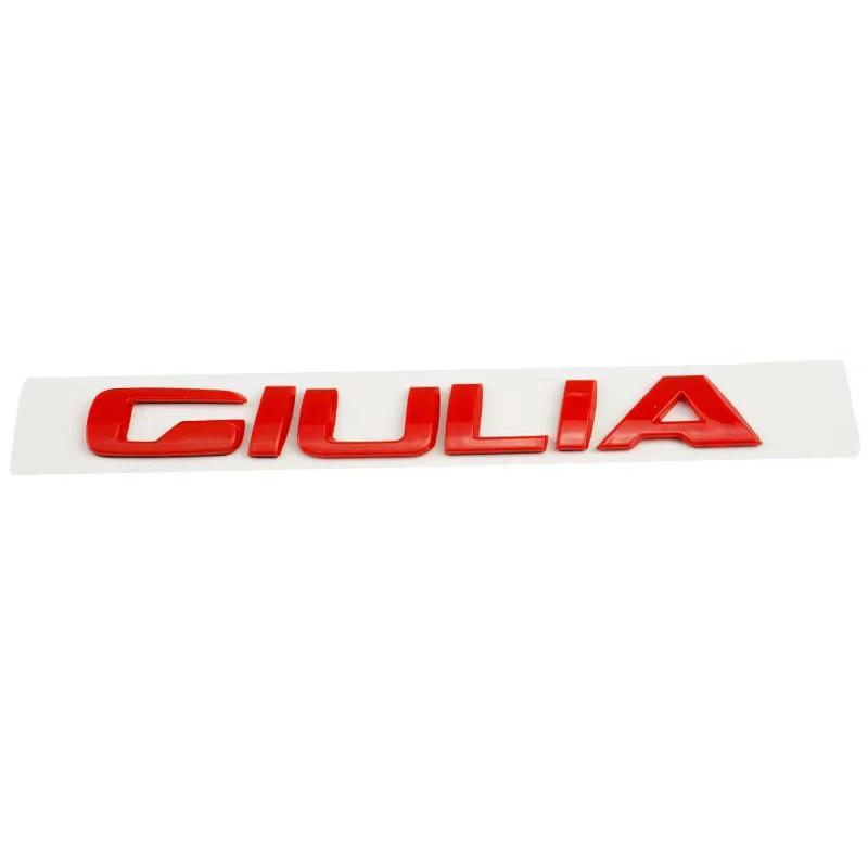 ABS Car Body Sticker Letters Badge Styling for Alfa Romeo STELVIO VELOCE GIULIA Q2 Q4 Ti Logo 2025 Auto Side Emblem AccessoriesHH9