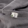 Green Amethyst Gemstone 925 Sterling Silver Handmade Wonderful Jewelry Ring Gift For Women