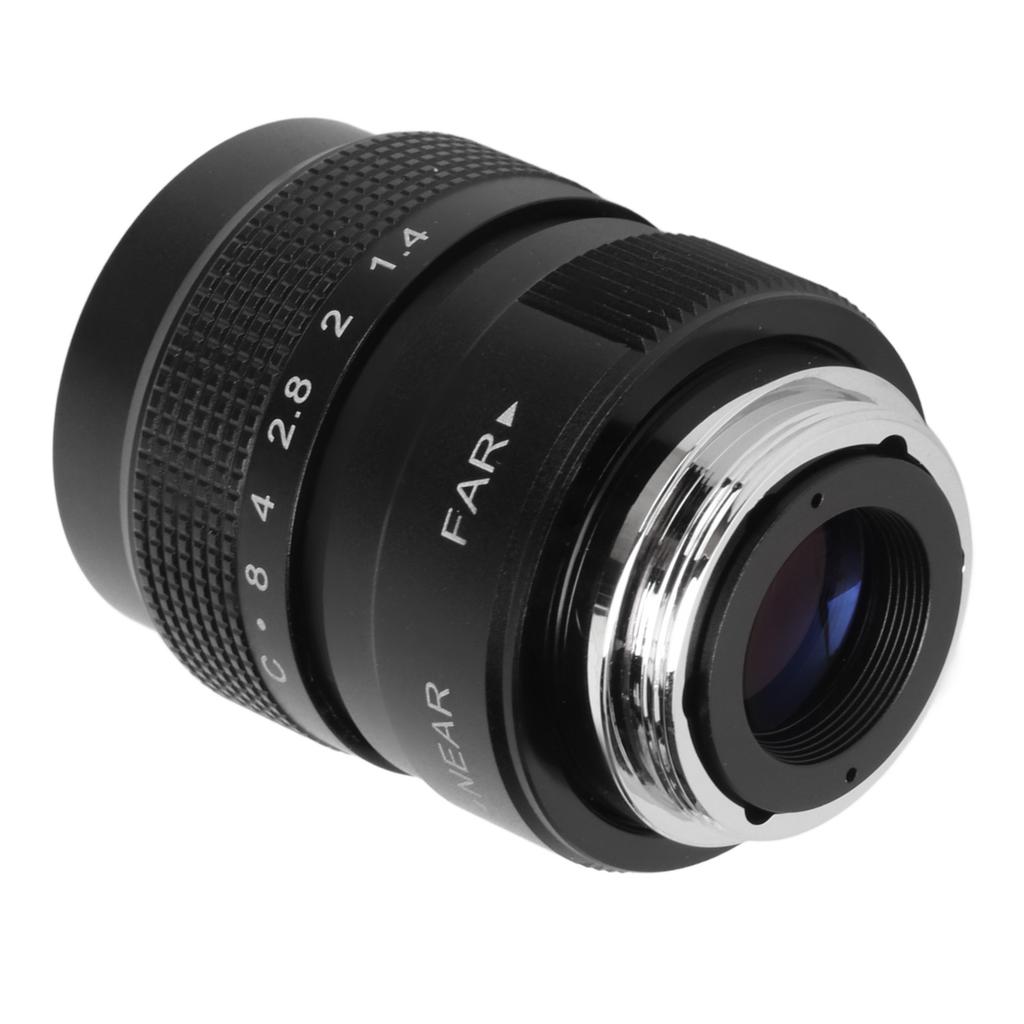 25mm F1.4 CCTV Lens Clear Efficient Light Conduction C Mount Camera Lens for Bar Shop Parking House Warehouse