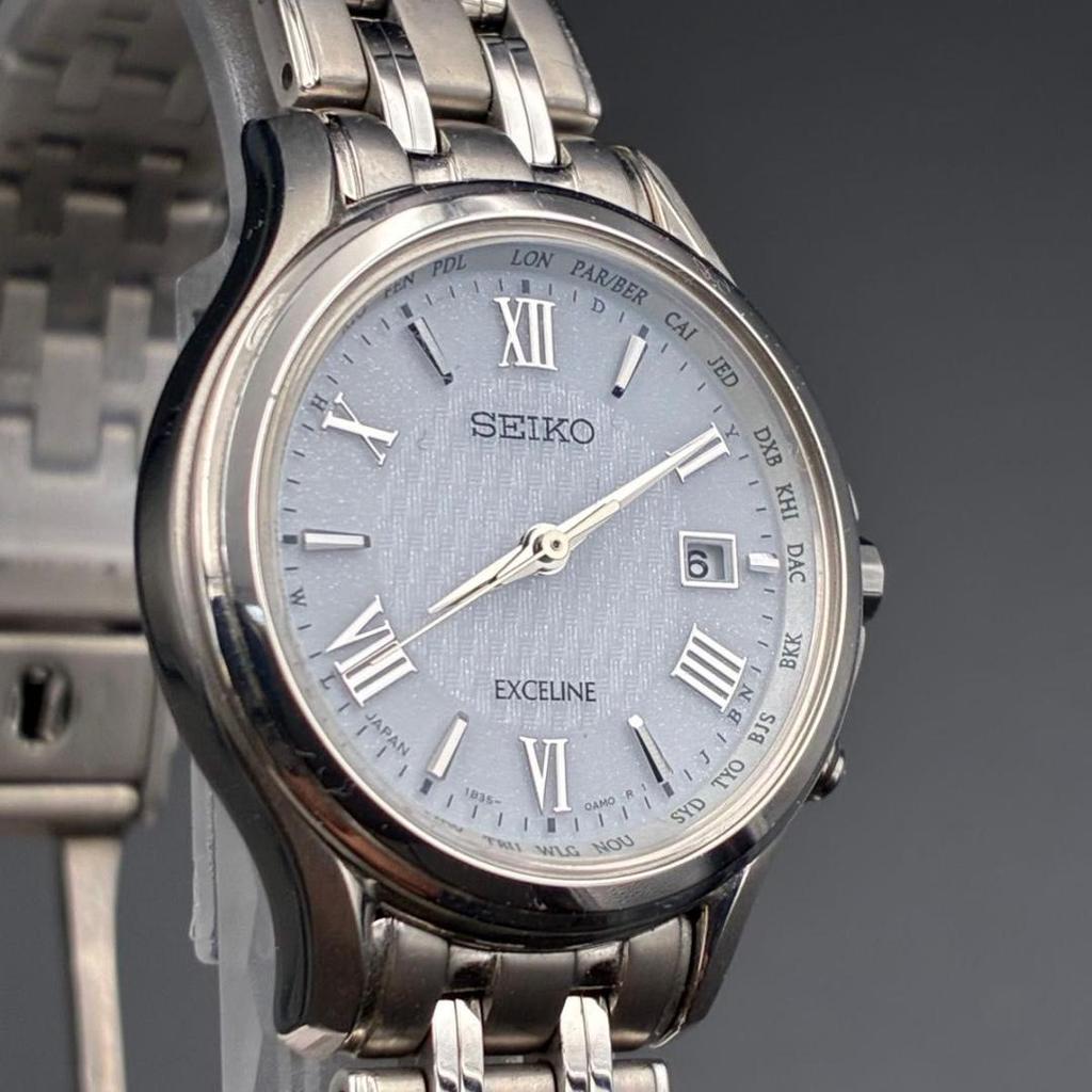 [USED] SEIKO Exceline 1B35-0AE0 Date Dolce