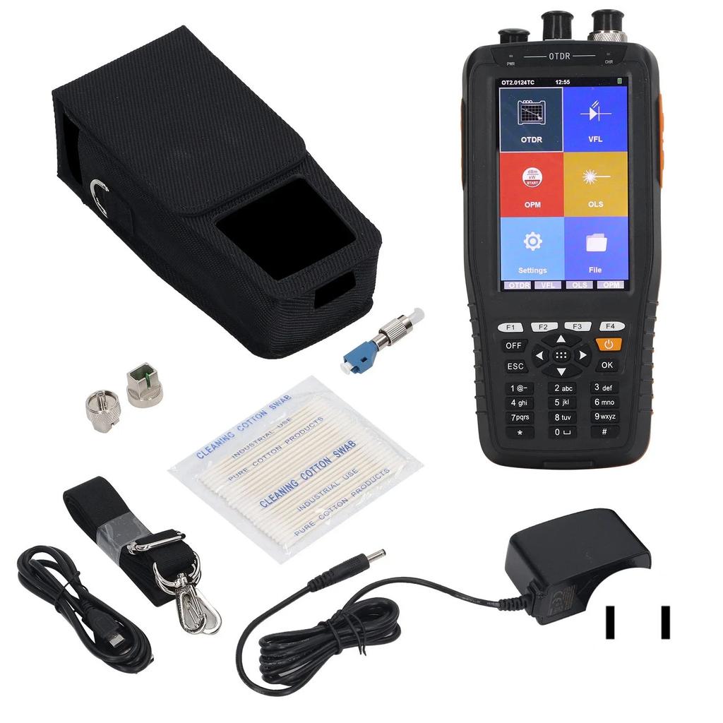 Оптический рефлектомет OTDR 4 в 1 Измеритель оптической мощности Портативный оптический тестер Оптический рефлектомет