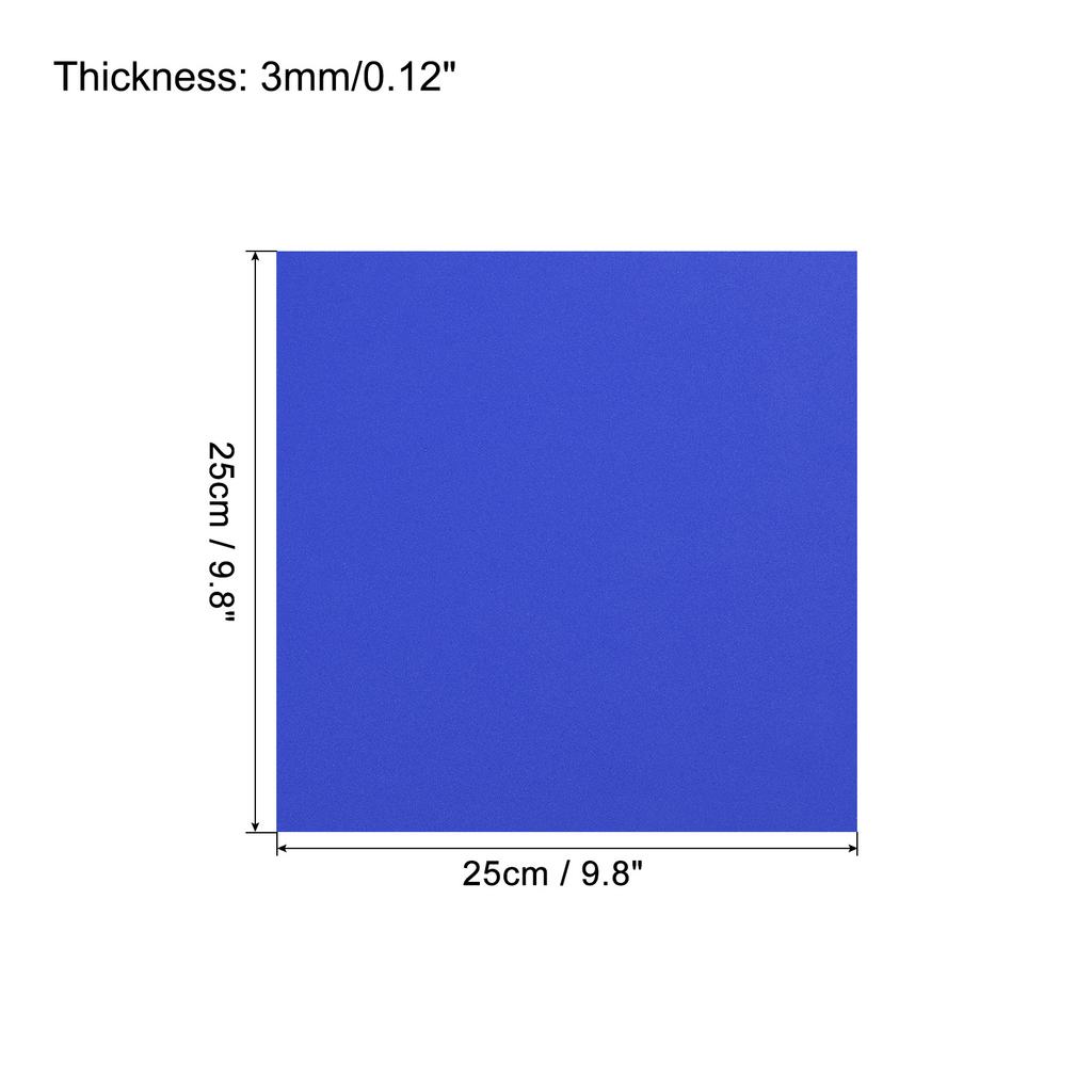 EVA Foam Sheets Orange 9.8 Inch X 9.8 Inch 3/5/7/10mm Thick Crafts Foam Sheets for Costumes, Arts and Crafts Projects