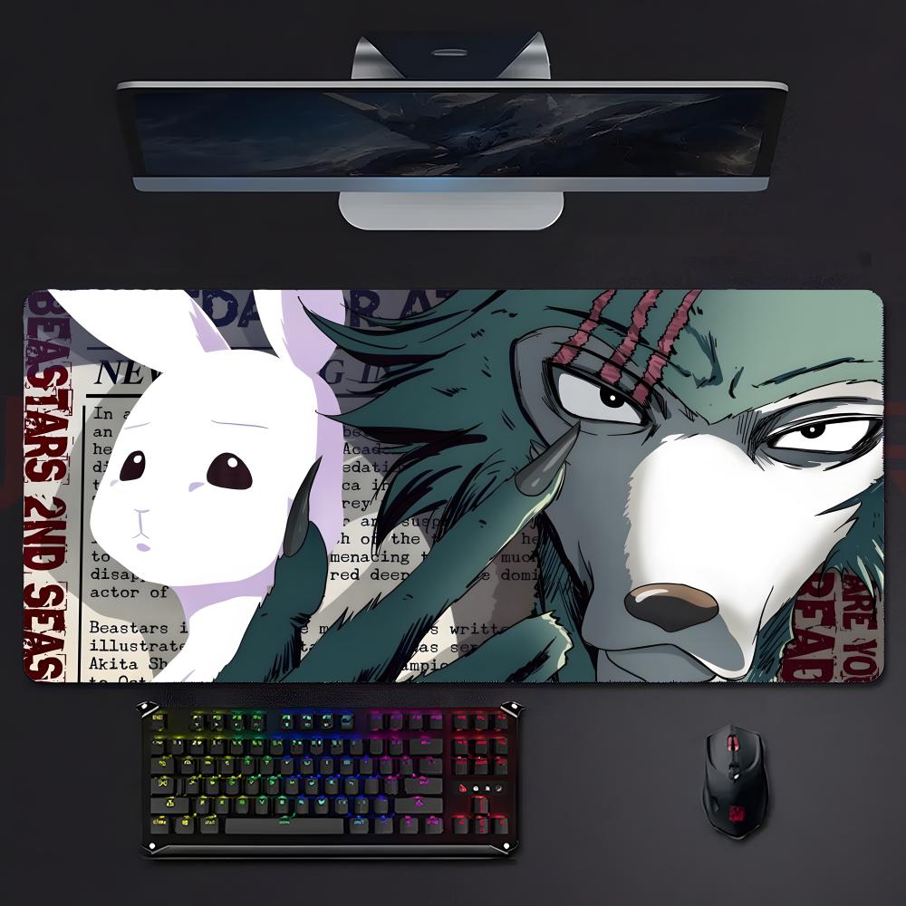 Cute Warm Anime BBeastars Mouse Pad Mousepad Large Gaming Lockedge Thickened Pc Table Desk Mat