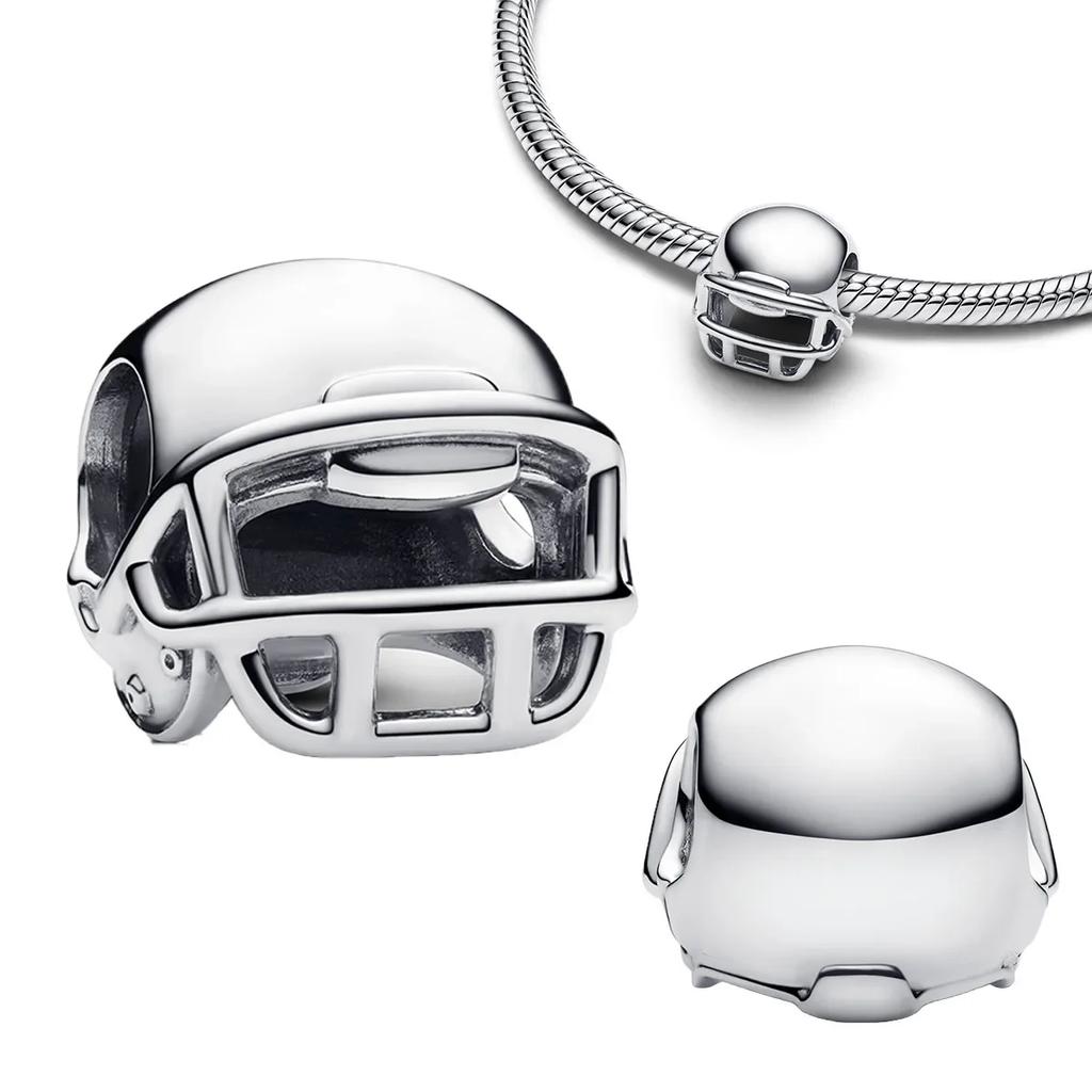 Аутентичные медные золотистые круглые шармы Лошадь Лев Замок бусины Браслеты Ожерелье Женские Рождество Хэллоуин DIY Подарок