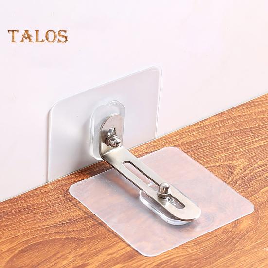 2 шт., устройство против падения мебели, сверление не требуется, L-образный кронштейн, прозрачный бесшовный клейкий настенный кронштейн с защитой от кончиков, комплект для безопасной защиты детей