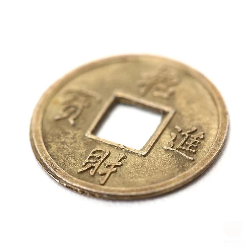 100 Pcs Antique Coins Craft Feng Shui Coins Ancient Chinese I Ching Coins For Health Wealth Charm