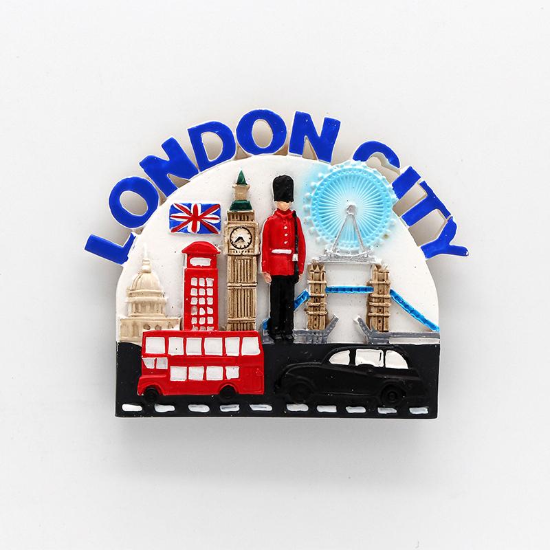 3D холодильник магнитный наклеенный мировой туристический сувенир креативные подарки магниты на холодильник Англия Лондон автобус солдат сувенир подарки