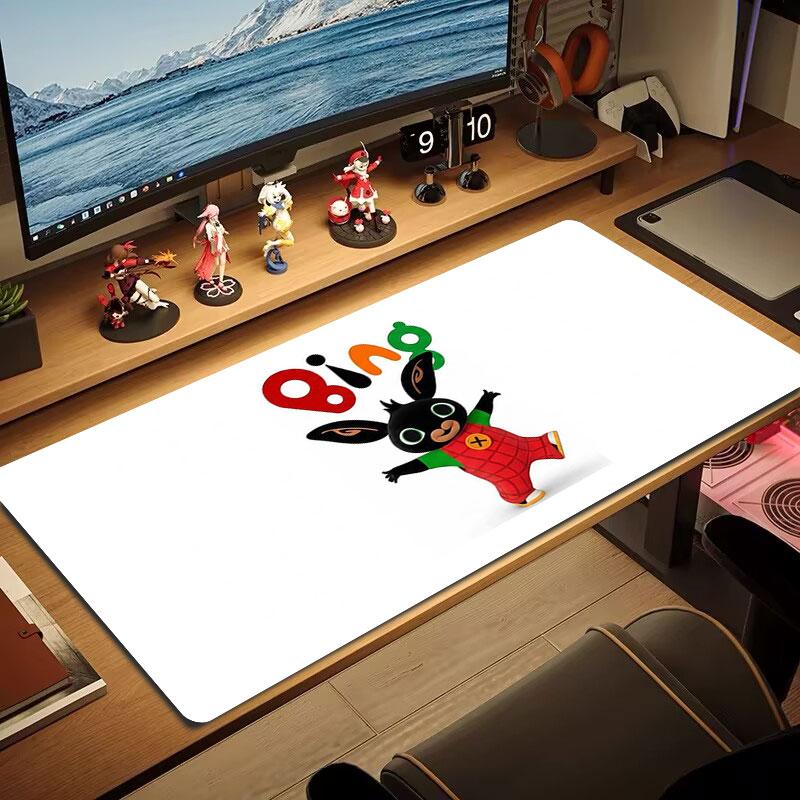 Bing Large Size Mouse Pad Large Gaming Table Cushion Non-slip Laptop Tablet Big Mousepad XXL Mat Mini PC Playmat With Lock edge