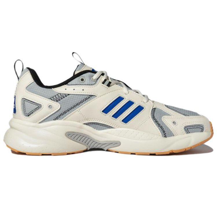 adidas Neo JZ Runner Тканевые Ретро Слипоустойчивые Прочные Низкие Повседневные Кроссовки Унисекс Белый Синий GW7247