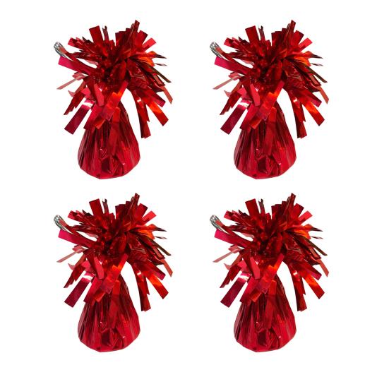 Yousheng 4Pcs Golden Metallic Balloon Weights Holder Reusable Non-Slip Balloons Pendants Graduation Party Christmas Wedding Decoration