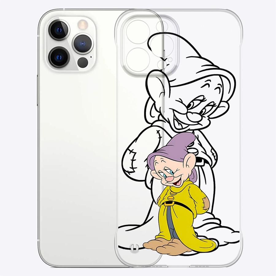 Чехол для телефона Белоснежка и Семь Гномов для Apple iPhone 15 16 Pro Max 13 14 Plus 12 11 Pro plus Матовый