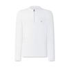 Fitness Fashionable Versatile Sports Leisure Knitted Long Sleeve T-Shirt Men Tops Starlight-White A11M511214F-WT