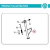 FOR CFMOTO Side Stand Assy 450SR 450SRS CF400-6 SR450 450SRS CF400-9 Kickstand Motorcycle Accessories Original Parts