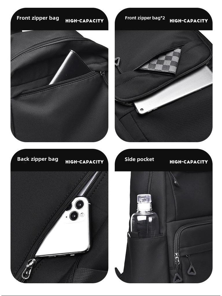 Простой студенческий рюкзак в корейском стиле - большая вместимость для учеников средних школ и колледжей