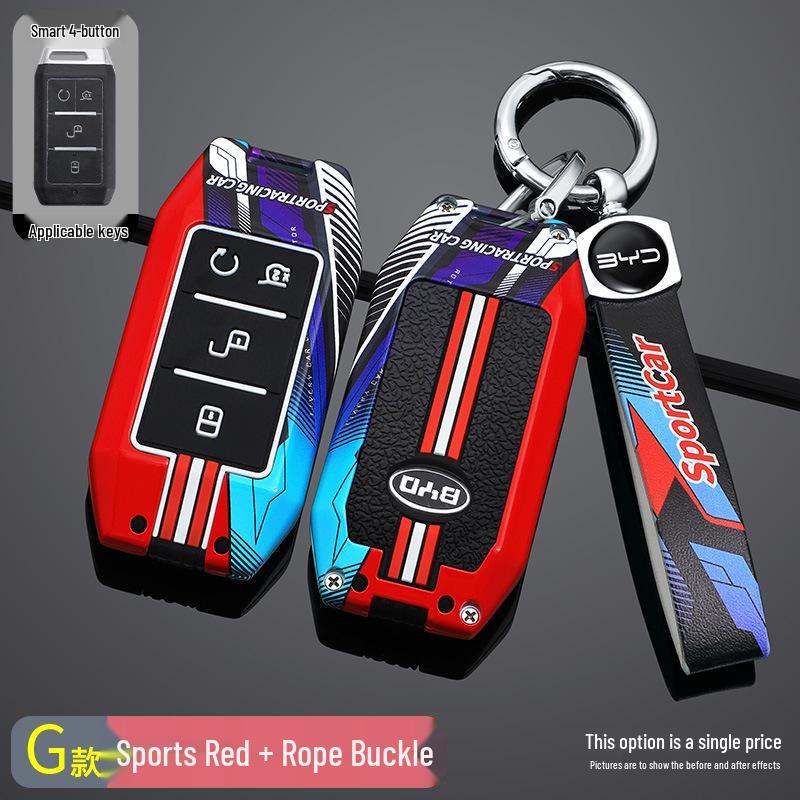 Durable Key Covers for BYD e1/e2, e3/S2, Qin Yuan New Energy Cars - Anti-Drop Shells for Men & Women